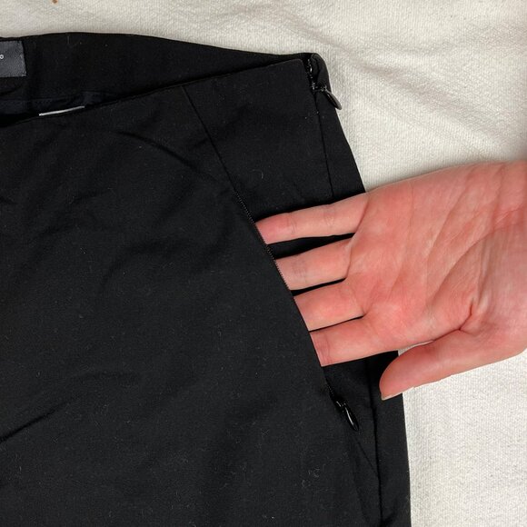 The Limited Black Leggings Size 00 Stretch Mid Rise Skinny Slim Pockets Athletic - Picture 8 of 13